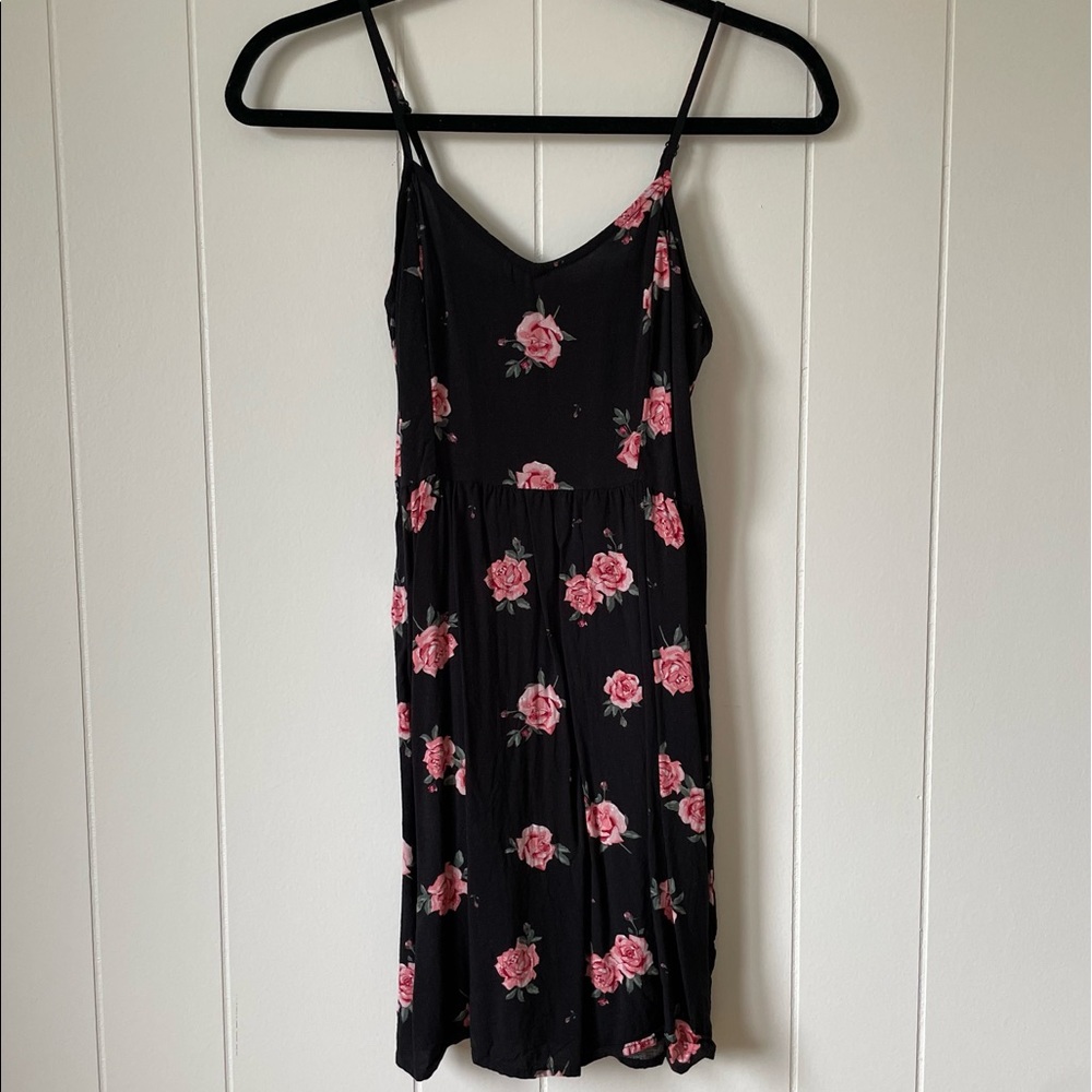 Women’s Divided H&M Black and Pink Sundress